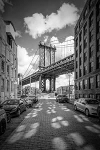 Fotografi NEW YORK CITY Manhattan Bridge, Melanie Viola, (26.7 x 40 cm)