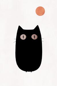 Illustration The Cat, Kubistika, (26.7 x 40 cm)