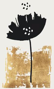 Illustration Black Poppy, Kubistika, (26.7 x 40 cm)