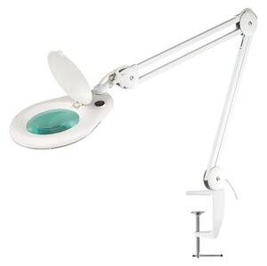 LED Bordslampa med förstoringsglas LED/9W/230V vit