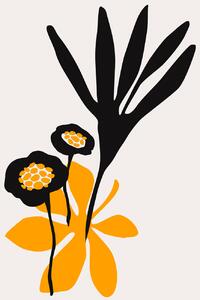 Illustration Blossom Beauty BRIGHT, Kubistika, (26.7 x 40 cm)