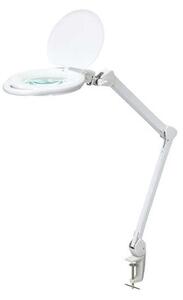 LED Dimbar bordslampa med förstoringsglas LED/10W/230V vit