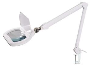 LED Dimbar bordslampa med förstoringsglas LED/12W/230V vit