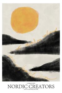 Illustration Sunrise, Nordic Creators, (30 x 40 cm)