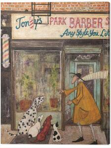 Canvastavla Sam Toft - The Barber Shop Quartet