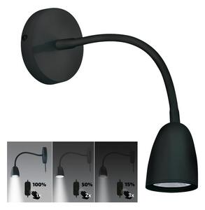 Brilagi - LED Dimbar liten vägglampa LED/4W/230V svart