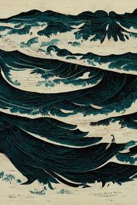 Illustration Wild Sea, Treechild, (26.7 x 40 cm)