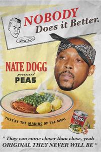 Konsttryck Nate Dogg, (26.7 x 40 cm)