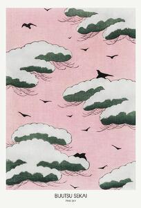 Illustration Pink Sky, Studio Collection, (30 x 40 cm)
