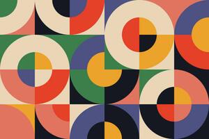 Illustration Bauhaus Geometry Artwork Abstract Vector Design, Normform