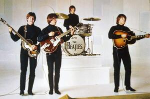 Fotografi Paul Mccartney, George Harrison, Ringo Starr And John Lennon