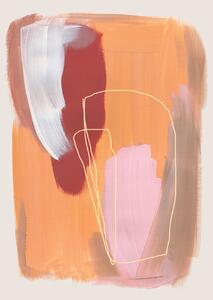 Illustration Abstract Brush Strokes 125, Mareike Bohmer, (26.7 x 40 cm)