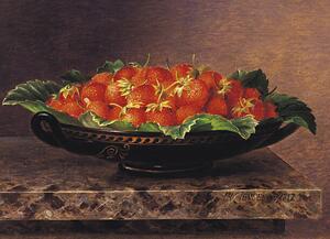 Illustration Strawberries in a Greek kylix, Fine Art Photographic, (40 x 30 cm)