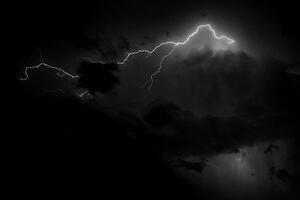 Konstfotografering lightning in dark sky, CCeliaPhoto, (40 x 26.7 cm)