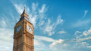 Konstfotografering Big Ben Clock Tower in London,, anyaivanova, (40 x 22.5 cm)