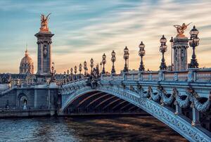 Konstfotografering Alexandre III bridge in Paris, StockByM, (40 x 26.7 cm)