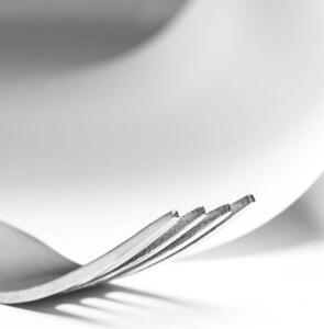 Konstfotografering A fork in an abstract composition, Frank Grittke, (30 x 40 cm)