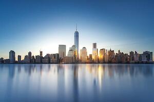 Konstfotografering New York skyline, Stanley Chen Xi, landscape and architecture photographer, (40 x 26.7 cm)