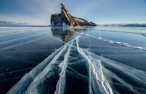 Konstfotografering Lake Baikal is a frosty winter, Evgeniy Ivanov, (40 x 26.7 cm)