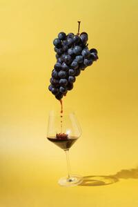 Konstfotografering Still life with black grapes and, Amax Photo, (26.7 x 40 cm)