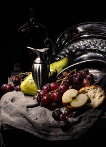 Konstfotografering artistic still life with fruits and, Leonid Sneg, (30 x 40 cm)