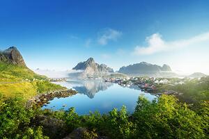 Konstfotografering Reine Village, Lofoten Islands, Norway, IakovKalinin, (40 x 26.7 cm)