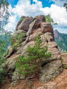 Konstfotografering High forest rocks for advanced hiking, Vadim Serebrenikov, (30 x 40 cm)