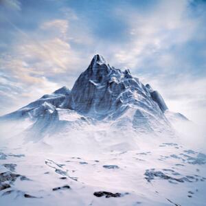 Konstfotografering Mountain peak scene, grandeduc, (40 x 40 cm)