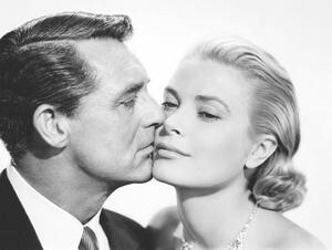Fotografi Cary Grant And Grace Kelly, To Catch A Thief 1955 Directed By Alfred Hitchcock, (40 x 30 cm)