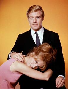 Fotografi Jane Fonda And Robert Redford, Barefoot In The Park 1967 Directed By Gene Sachs