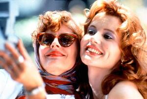 Konstfotografering Susan Sarandon And Geena Davis, Thelma And Louise 1991 Directed By Ridley Scott, (40 x 26.7 cm)
