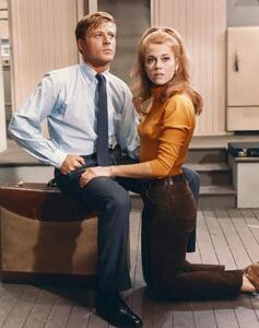 Fotografi Robert Redford And Jane Fonda, Barefoot In The Park 1967 Directed By Gene Sachs, (30 x 40 cm)