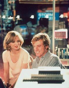 Fotografi Michelle Pfeiffer And Robert Redford, Up Close & Personnal 1996 Directed By Jon Avnet, (30 x 40 cm)