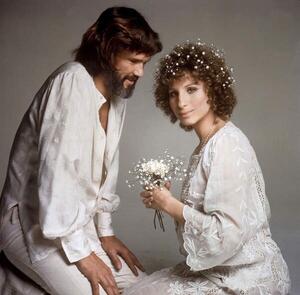 Fotografi Kris Kristofferson And Barbra Streisand, (40 x 40 cm)