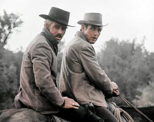 Konstfotografering Butch Cassidy And The Sundance Kid By George Roy Hill, 1969, (40 x 30 cm)