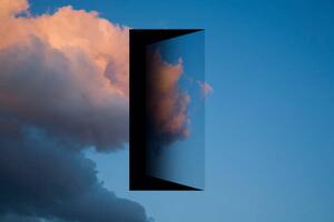 Illustration View of the sky with a doorway in it., Maciej Toporowicz, NYC