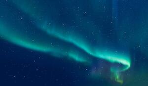 Konstfotografering Northern lights in the sky, murat4art, (40 x 22.5 cm)