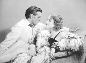 Fotografi MOROCCO, 1930 directed by JOSEF VON STERNBERG Gary Cooper and Marlene Dietrich, (40 x 30 cm)