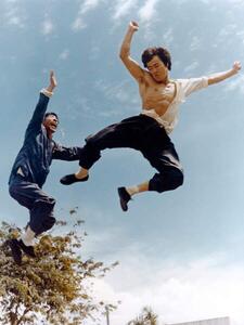 Konstfotografering Ying-Chieh Han And Bruce Lee, Big Boss 1971, (30 x 40 cm)