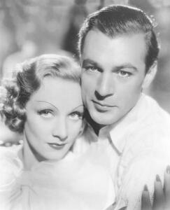 Konstfotografering Marlene Dietrich And Gary Cooper, Desire 1936 Directed By Frank Borzage, (35 x 40 cm)