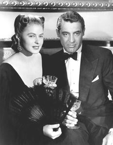 Konstfotografering Ingrid Bergman And Cary Grant, (30 x 40 cm)