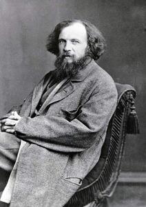 Konstfotografering Dmitri Ivanovich Mendeleev, Russian Photographer,, (26.7 x 40 cm)