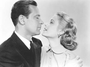 Fotografi William Holden And Grace Kelly, (40 x 30 cm)