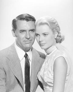 Fotografi Cary Grant And Grace Kelly, To Catch A Thief 1955 Directed Byalfred Hitchcock, (30 x 40 cm)