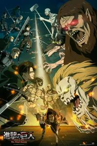 Poster, Affisch Attack on Titan - Paradis vs Marley, (61 x 91.5 cm)