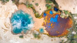 Fotografi Ala Lobet geyser from above,, Roberto Moiola / Sysaworld, (40 x 22.5 cm)