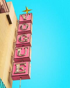 Konstfotografering Vogue Theatre Sign in Hollywood, Tom Windeknecht, (30 x 40 cm)