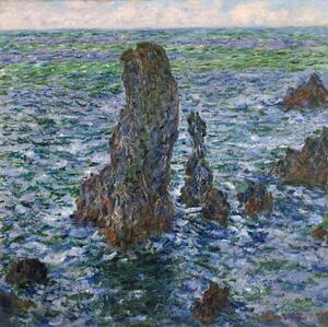 Bildreproduktion The Rocks at Belle-Ile, 1886, Claude Monet