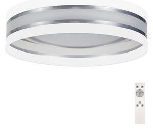 LED Justerbar ljusstyrka taklampa SMART CORAL LED/24W/230V vit /silver + Fjärrkontroll
