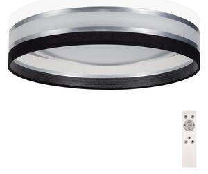 LED Justerbar ljusstyrka taklampa SMART CORAL LED/24W/230V svart /vit + Fjärrkontroll